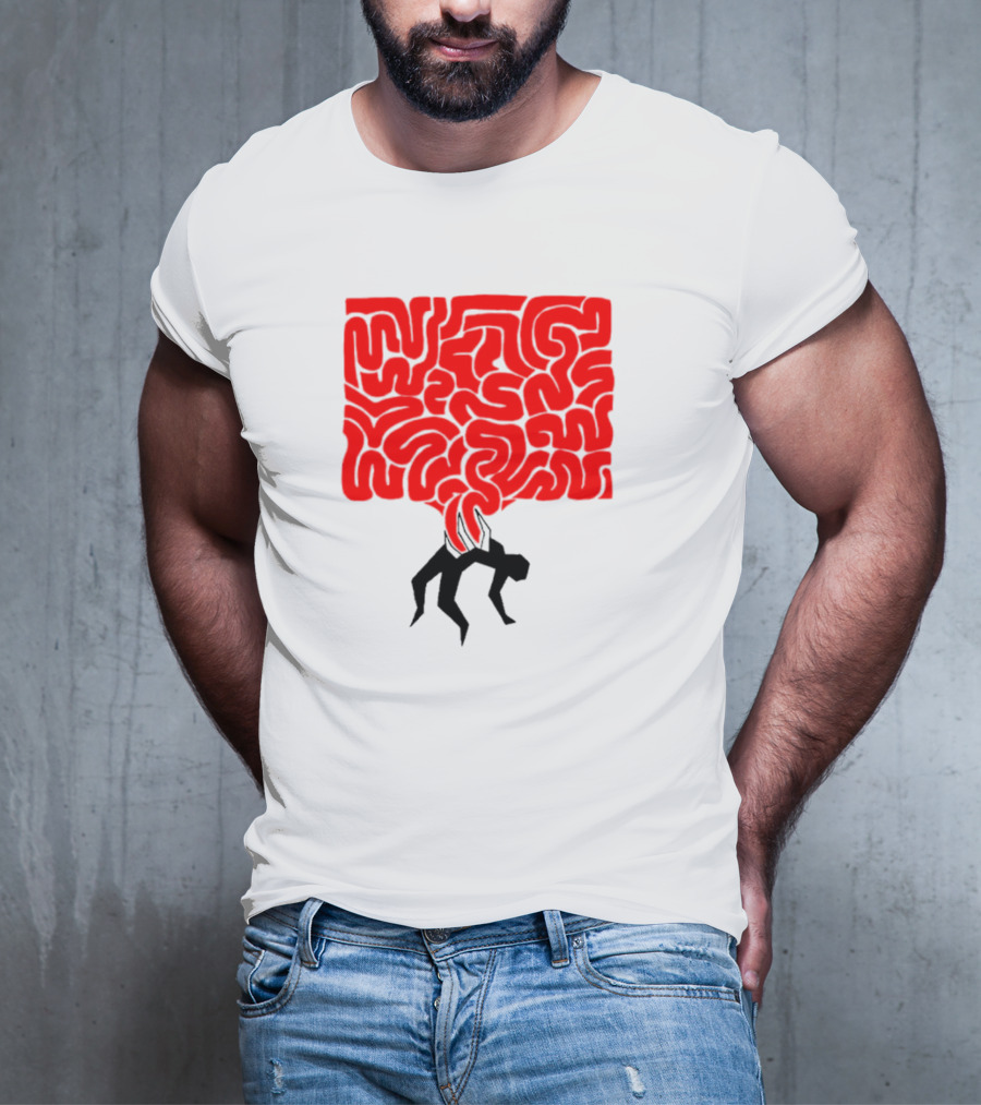 My Body Betrayed Me Red Maze Burden T-Shirt