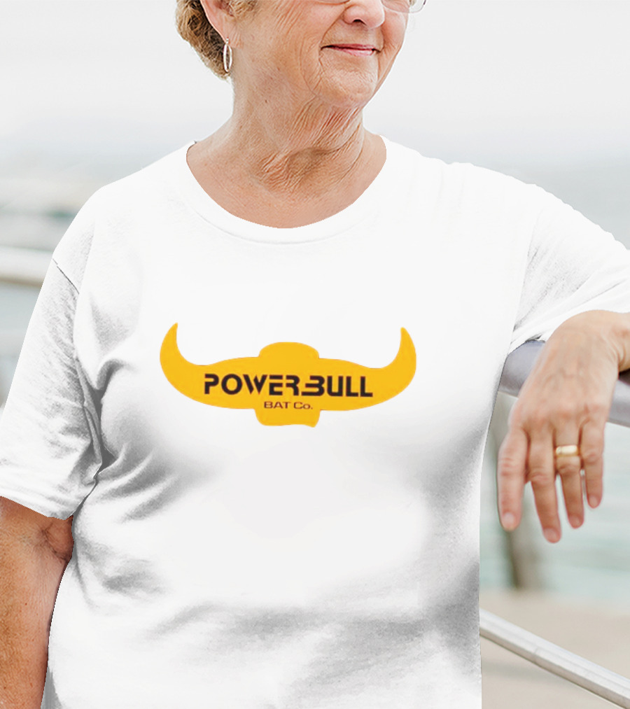 POWERBULL BAT CO Yellow Horns T-Shirt