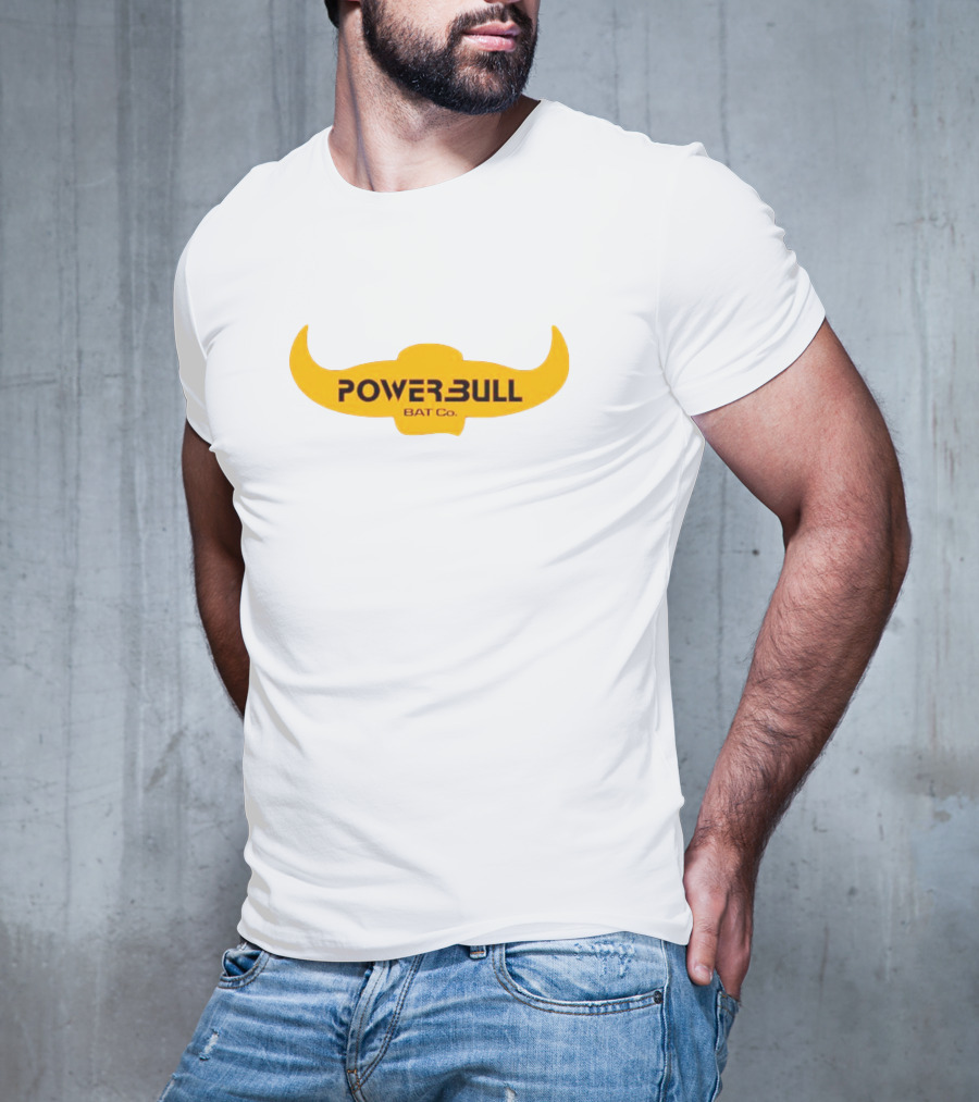 POWERBULL BAT CO Yellow Horns T-Shirt