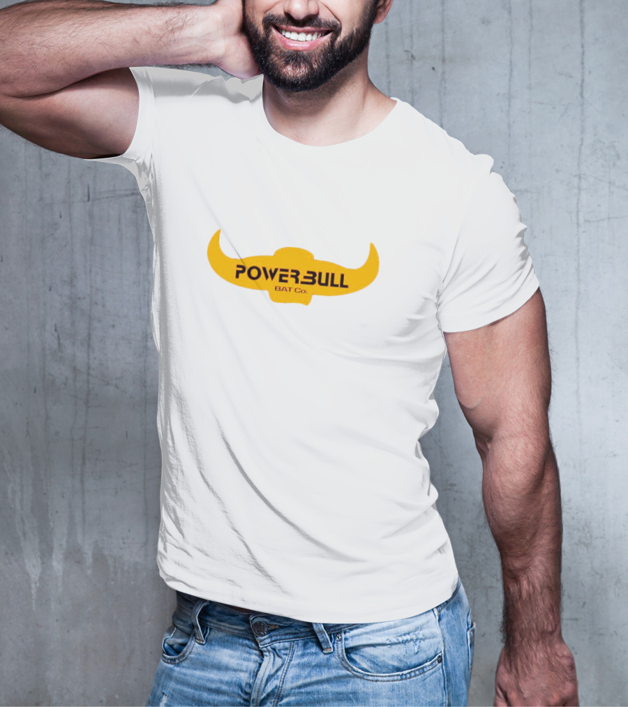 POWERBULL BAT CO Yellow Horns T-Shirt