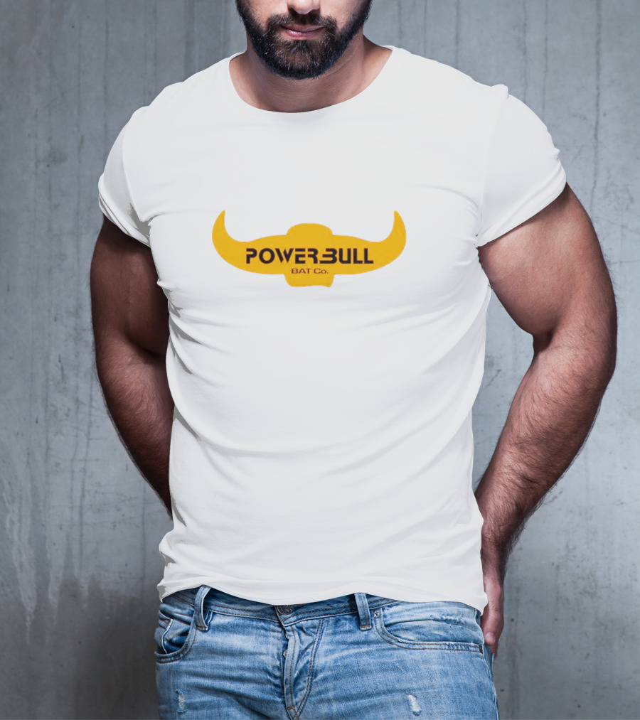 POWERBULL BAT CO Yellow Horns T-Shirt