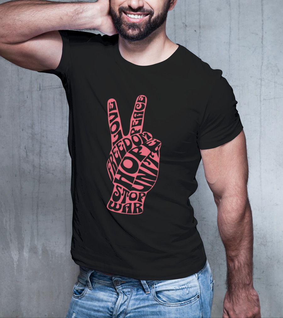 Freedom Peace Love Hope Unity Stop War T-Shirt