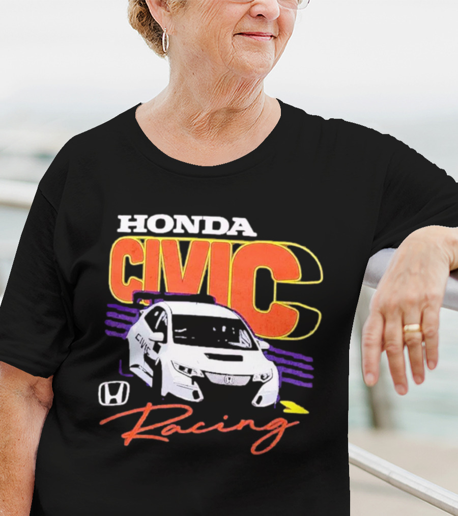 Honda Civic Racing Racecar T-Shirt