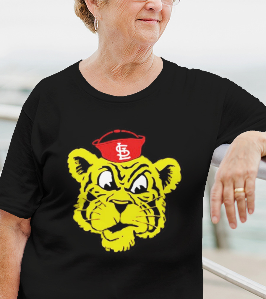 STL Hat Worn By Mizzou Tiger Drawing T-Shirt