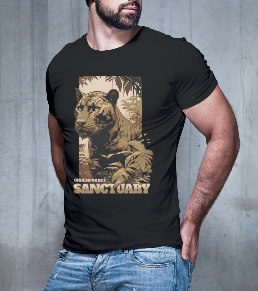 Greenforest Sanctuary Panther T-Shirt