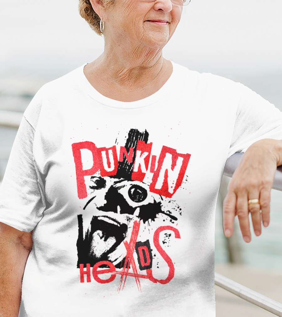 Punkin' Heads Horror Mask Graffiti T-Shirt