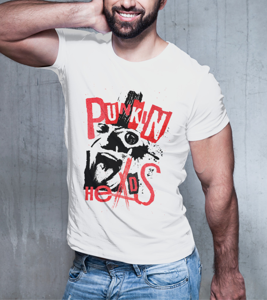 Punkin' Heads Horror Mask Graffiti T-Shirt