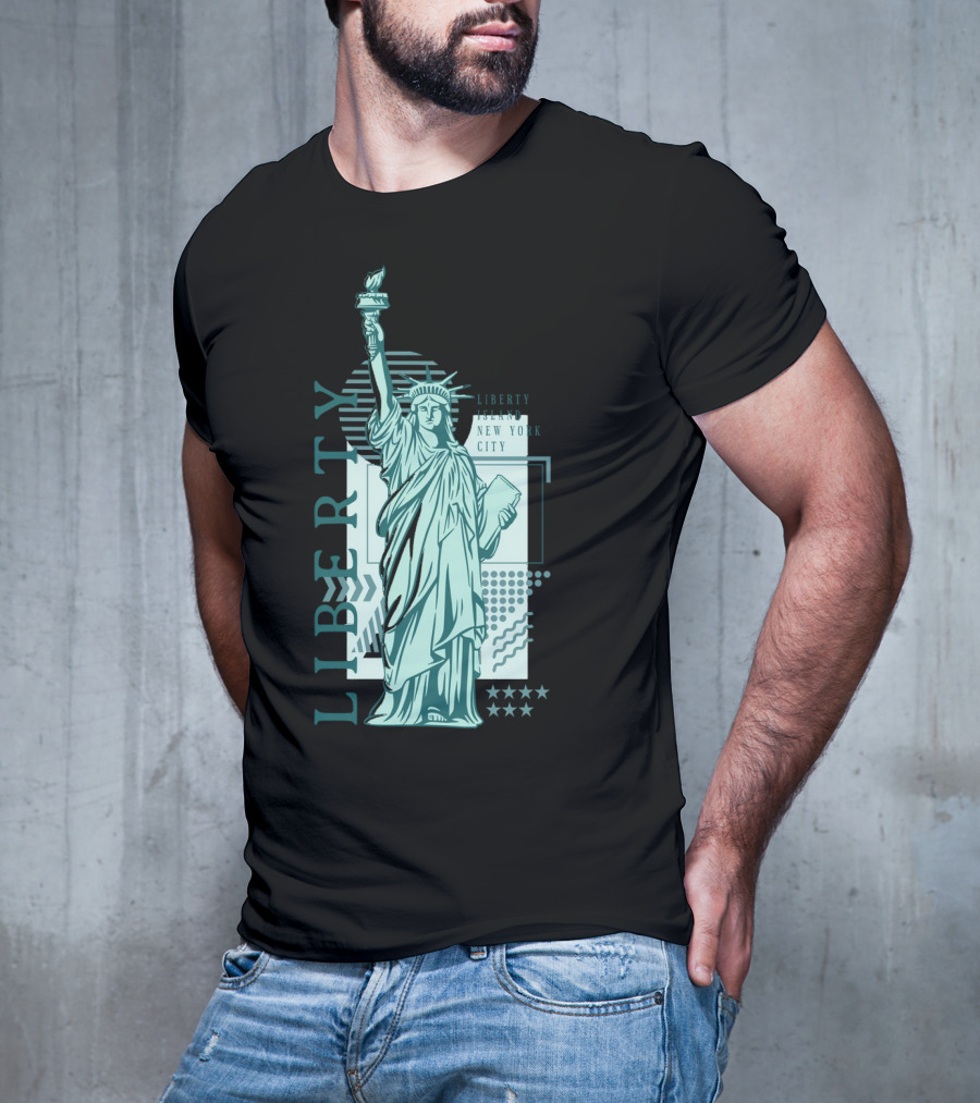 Liberty New York City Statue Of Liberty T-Shirt