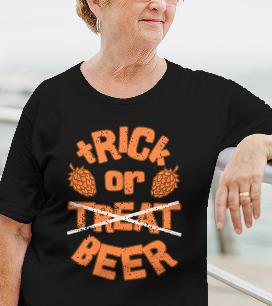 Trick Or Treat Beer Hops Halloween T-Shirt