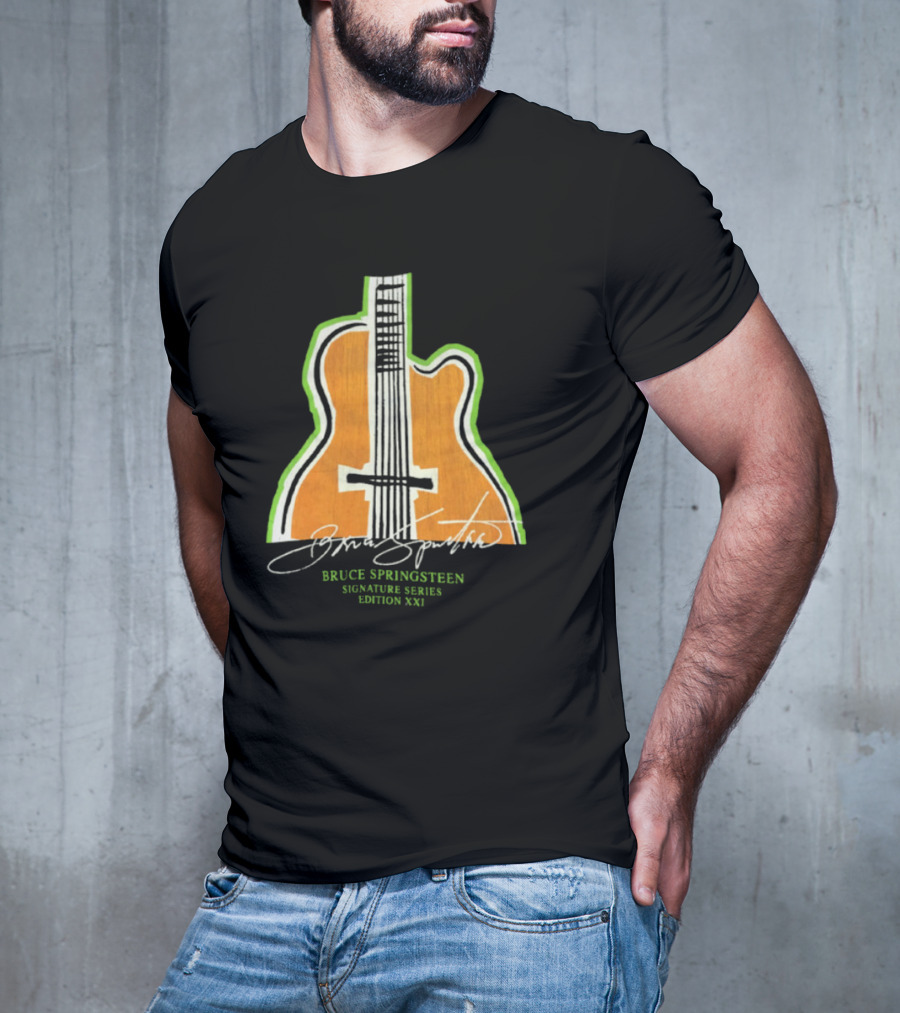 Bruce Springsteen Signature Series Edition XXI Guitar T-Shirt