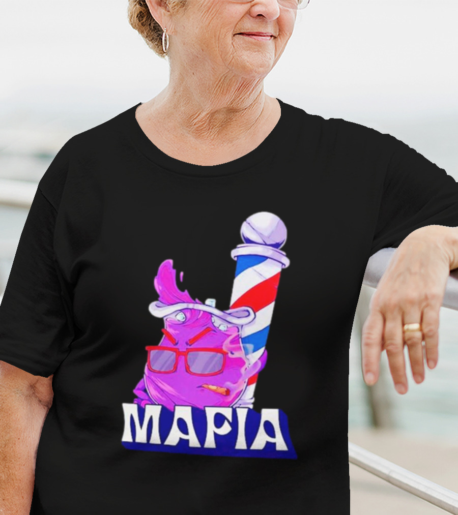 Cool Aiid Mafia Purple Barber Pole T-Shirt
