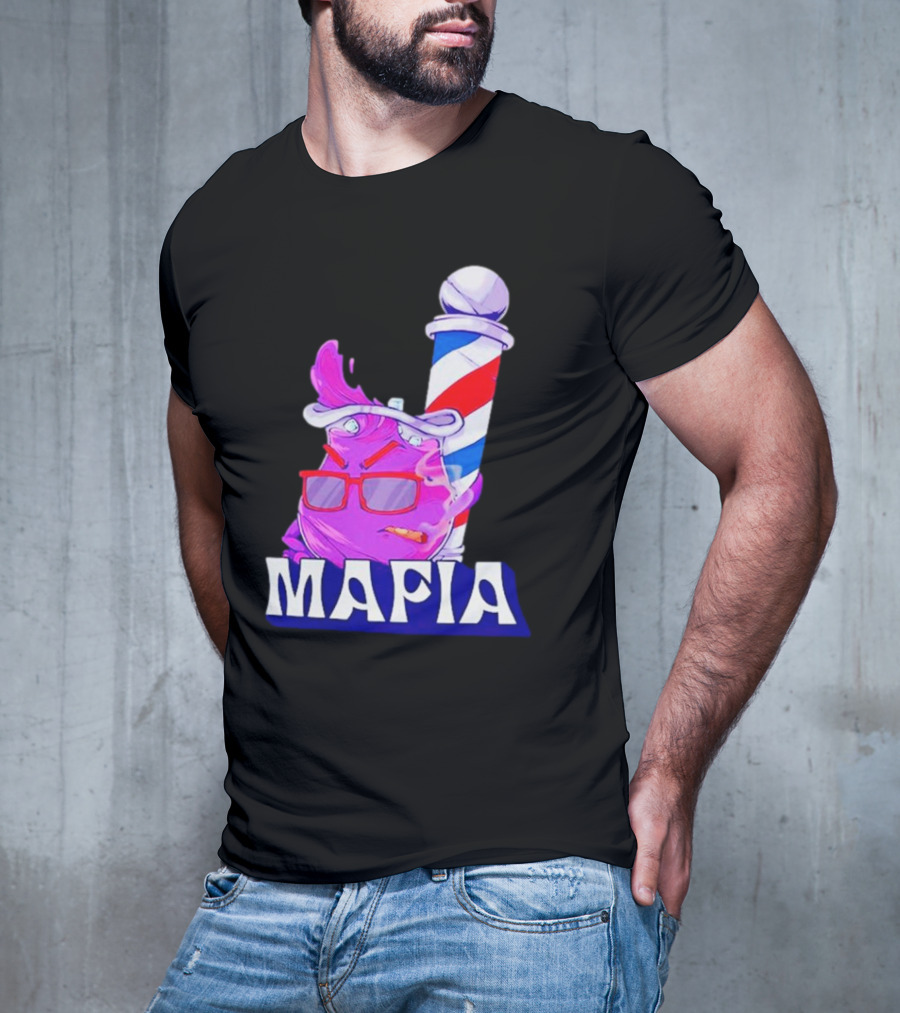 Cool Aiid Mafia Purple Barber Pole T-Shirt