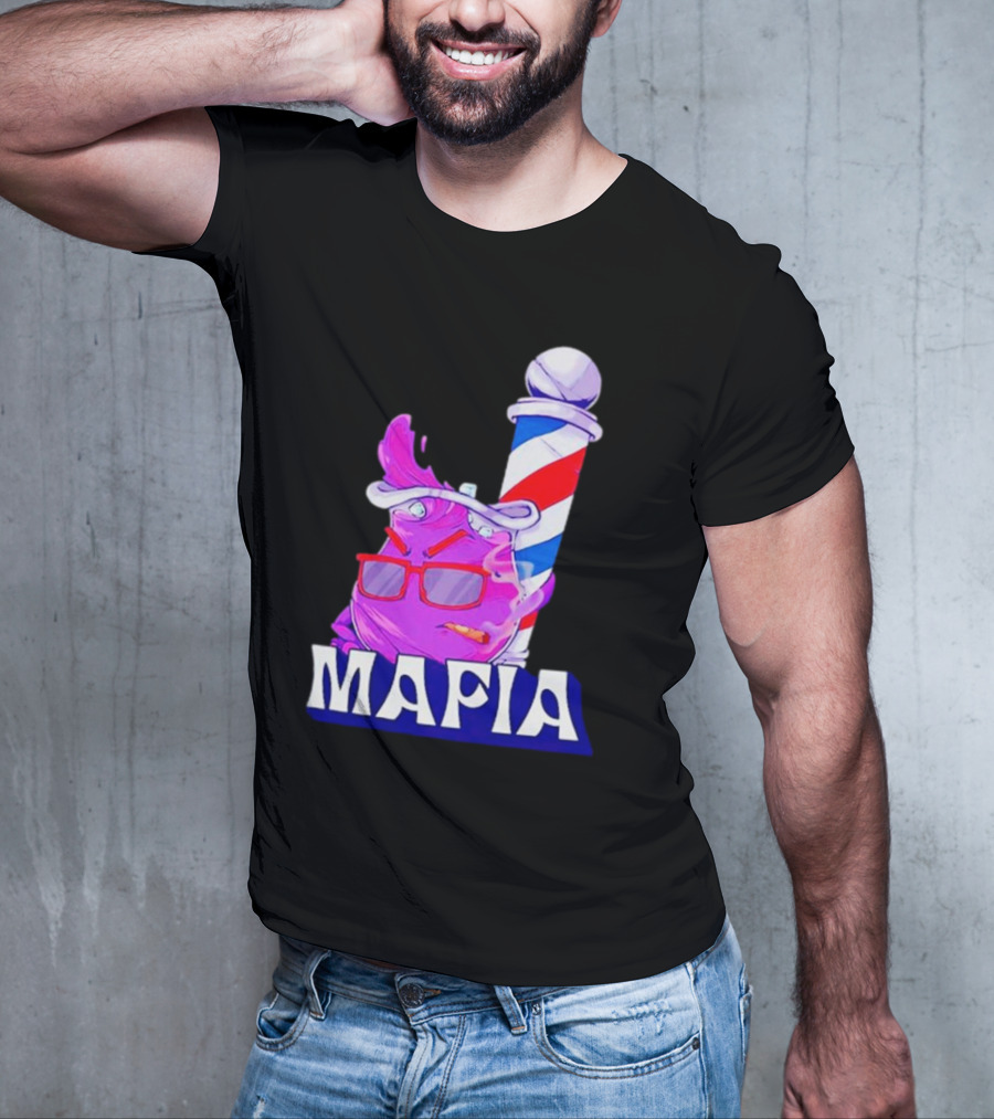 Cool Aiid Mafia Purple Barber Pole T-Shirt