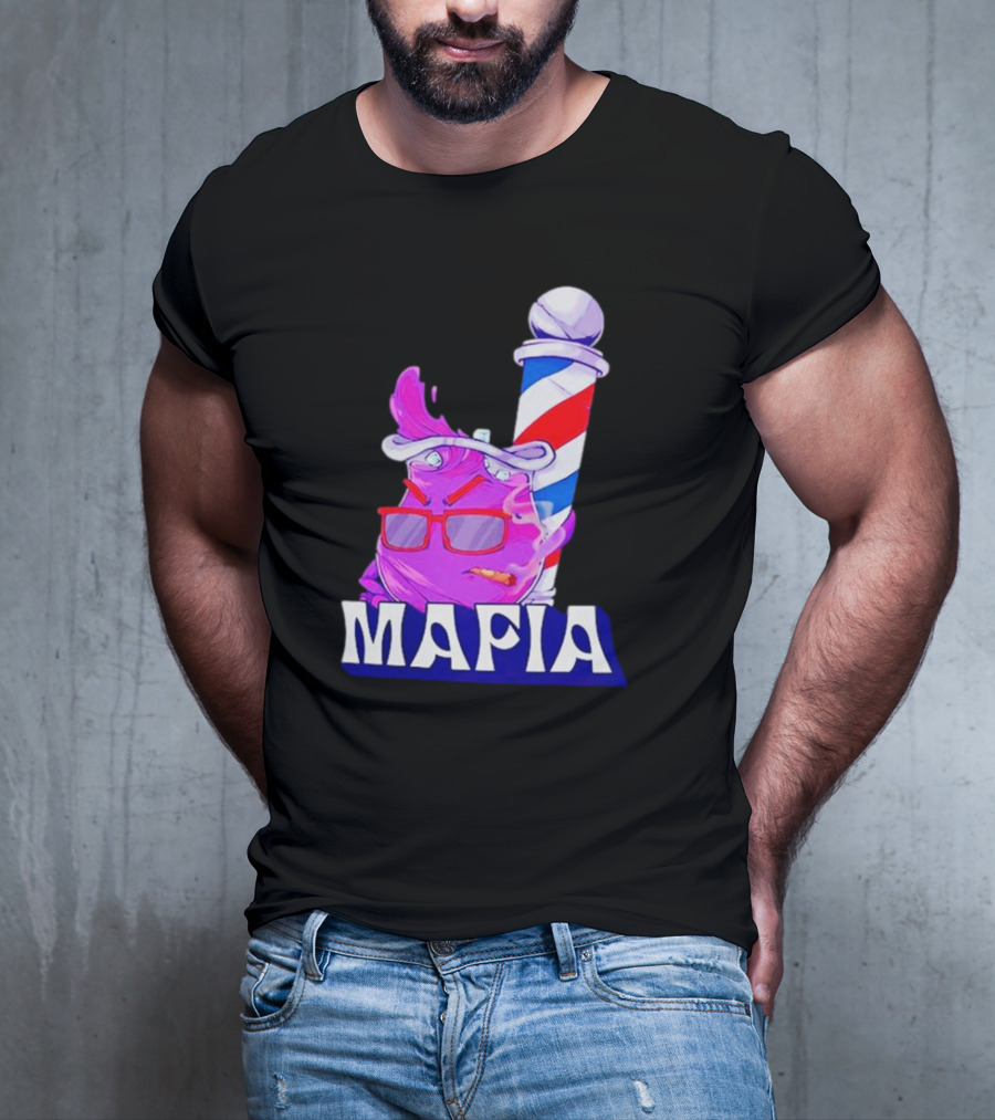 Cool Aiid Mafia Purple Barber Pole T-Shirt
