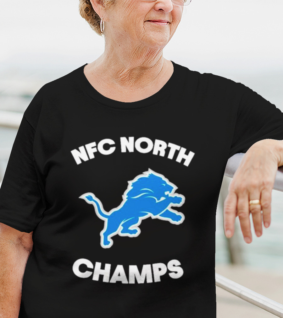 NFC North Champs Detroit Lions T-Shirt