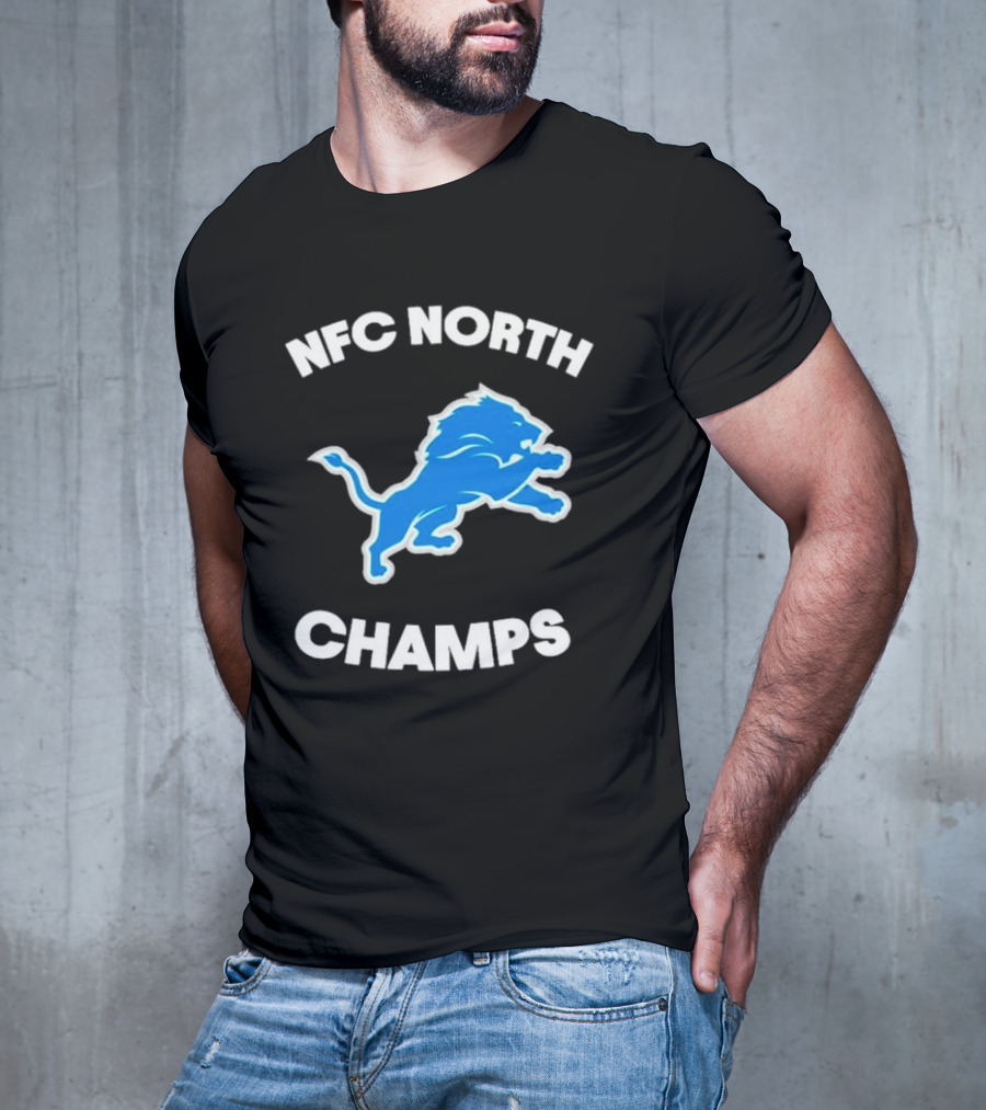NFC North Champs Detroit Lions T-Shirt