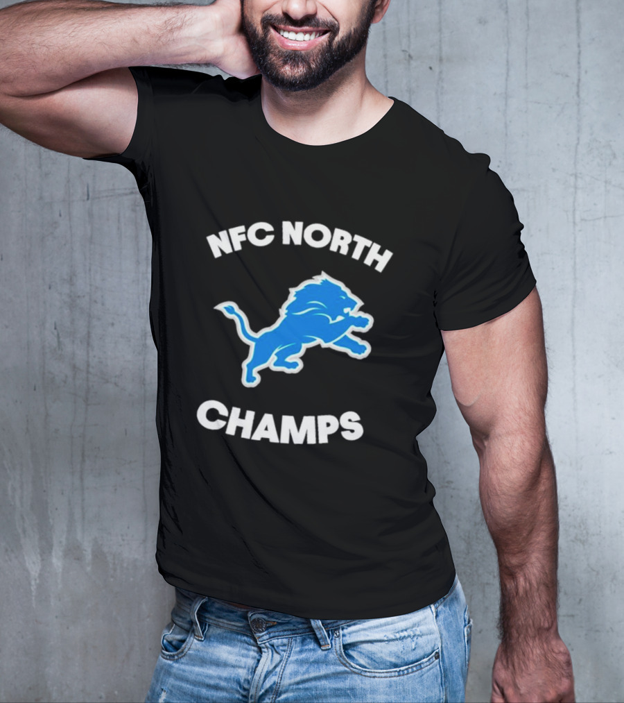 NFC North Champs Detroit Lions T-Shirt