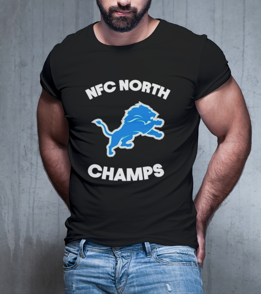 NFC North Champs Detroit Lions T-Shirt