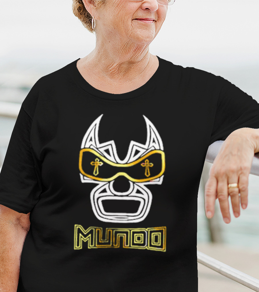Mundo Lucha Underground Mask With Crosses T-Shirt