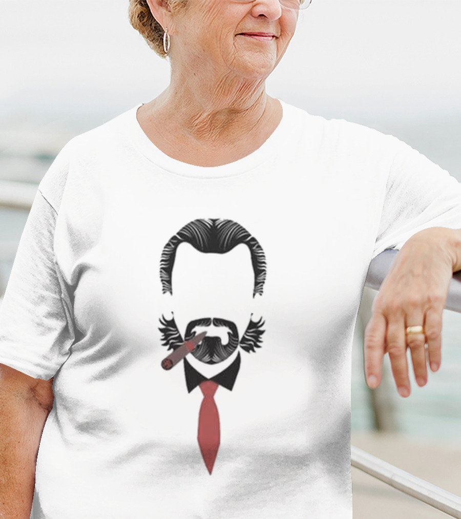 John Buccigross Barry Melrose Iconic Cigar And Red Tie Look T-Shirt