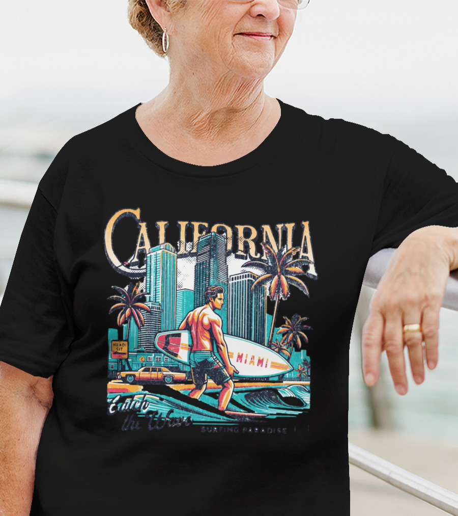 California Miami Surfing Paradise Classic Vibes T-Shirt