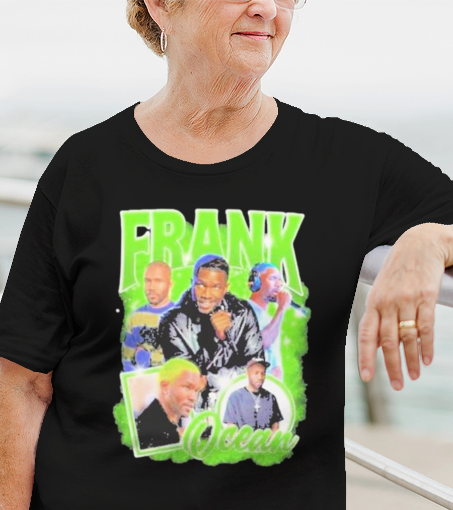 Frank Ocean Vintage Rap Music Collage T-Shirt