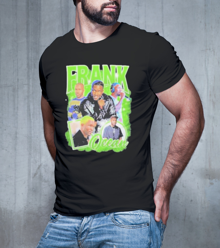 Frank Ocean Vintage Rap Music Collage T-Shirt