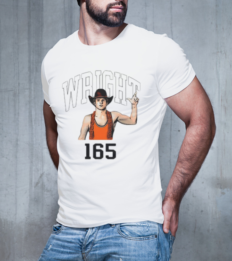 Wright 165 Cowboy Wrestler T-Shirt