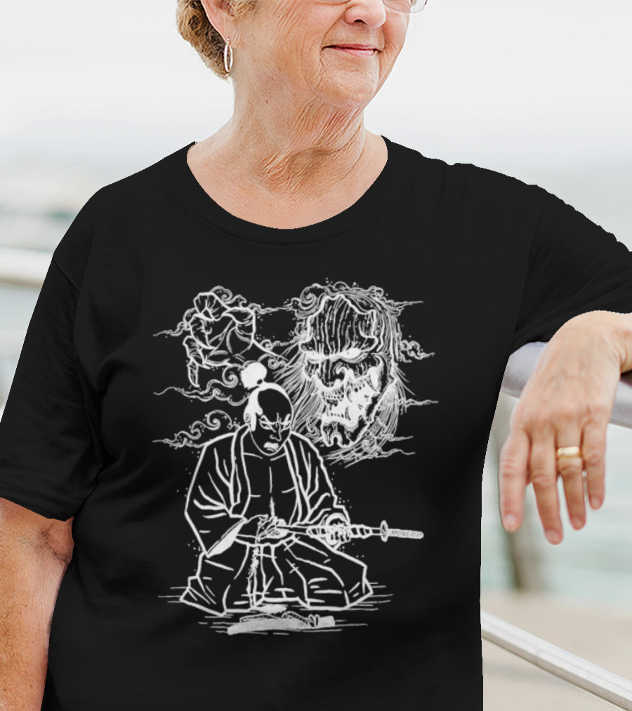 Seppuku Samurai Ghost In Signs Of The Swarm T-Shirt
