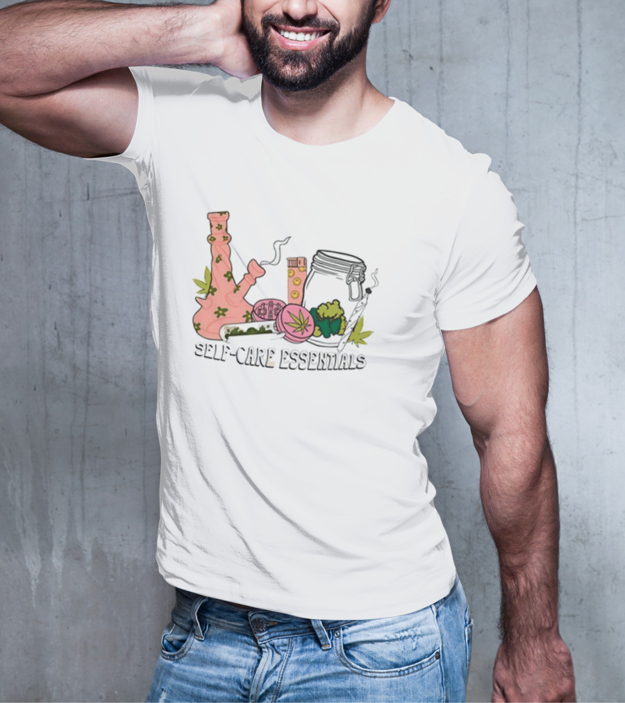 Self-Care Essentials Cannabis Accessories And Gear T-Shirt