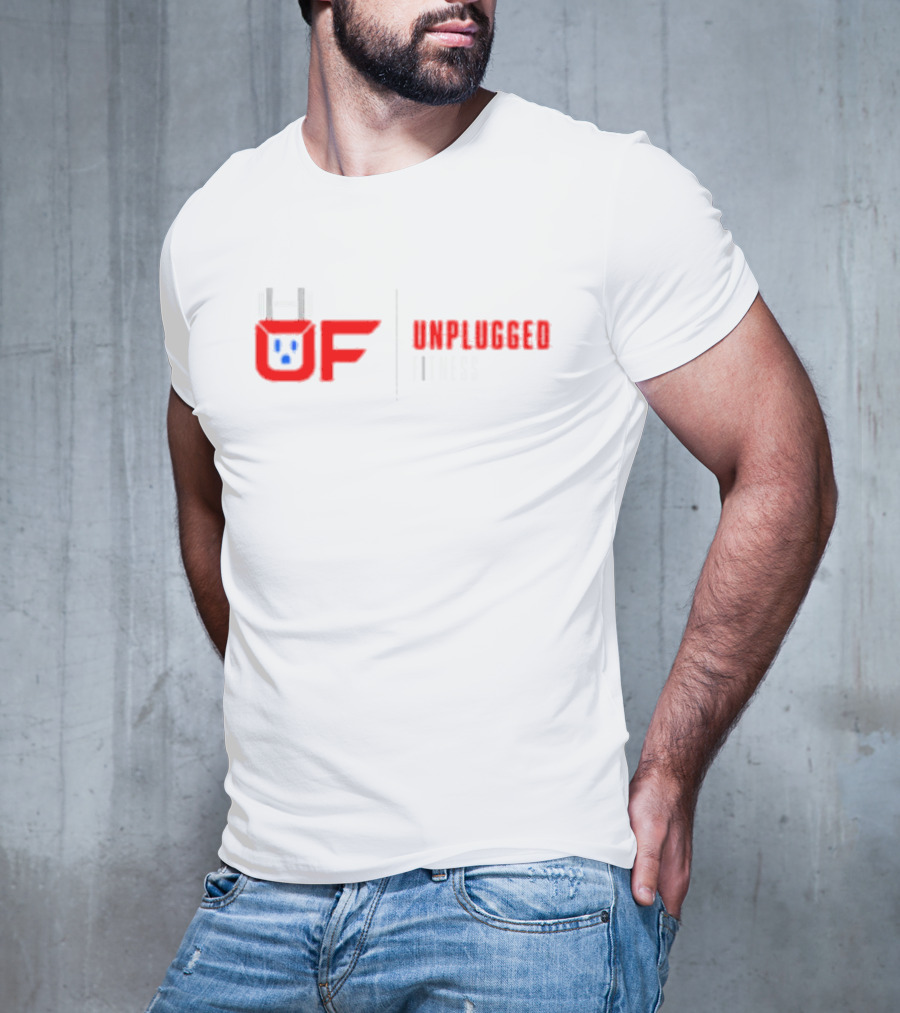 UF Unplugged Fitness Barbell T-Shirt