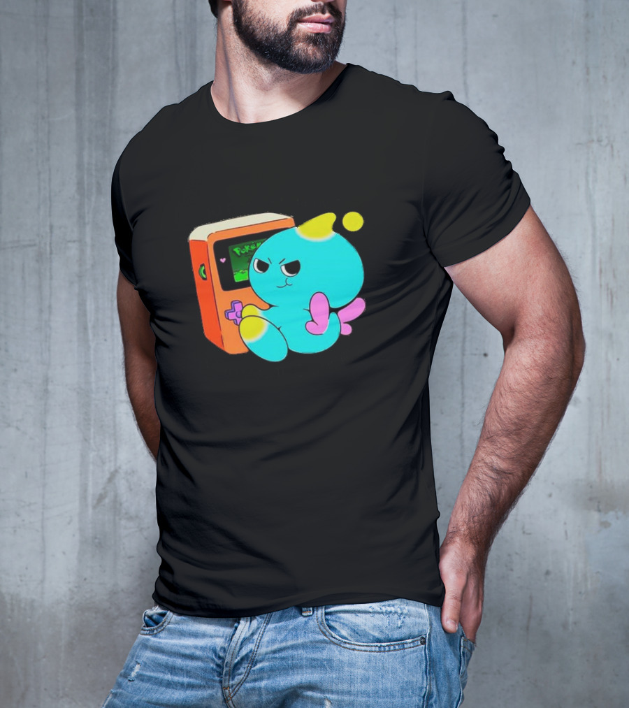 You Keep Playing Ur Silly Little Games Cartoon Creature With Game Console T-Shirt