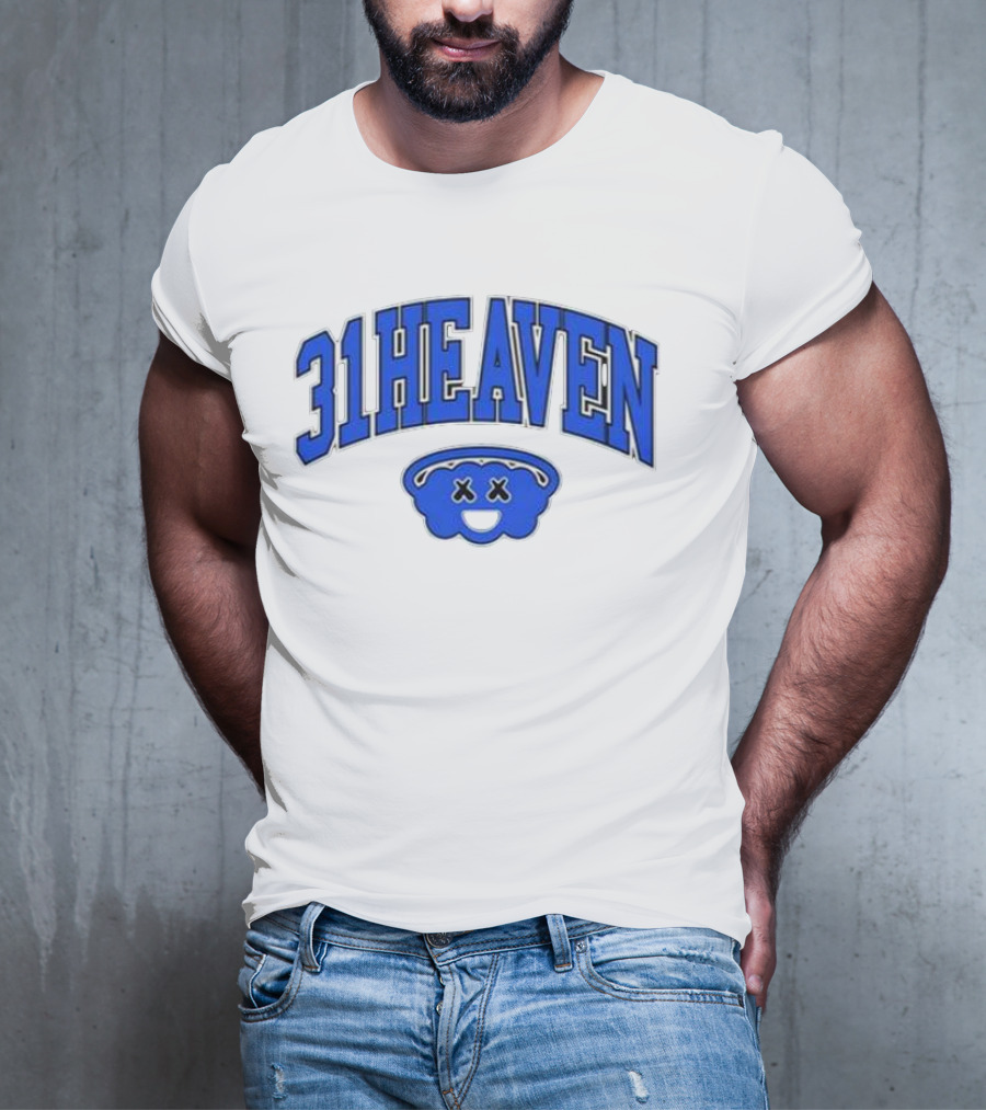 Young Mantis 31 Heaven Blue Smiling Cloud T-Shirt