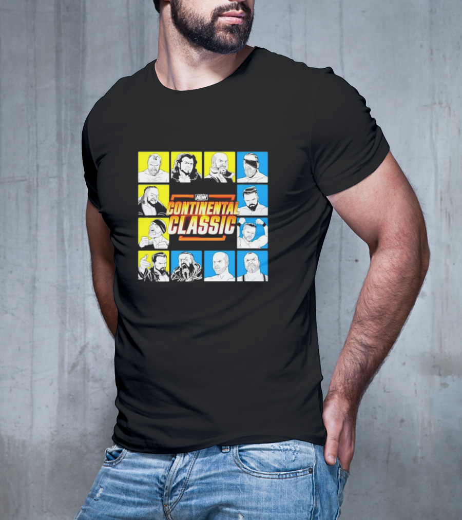 AEW Continental Classic Wrestling Tournament Lineup T-Shirt