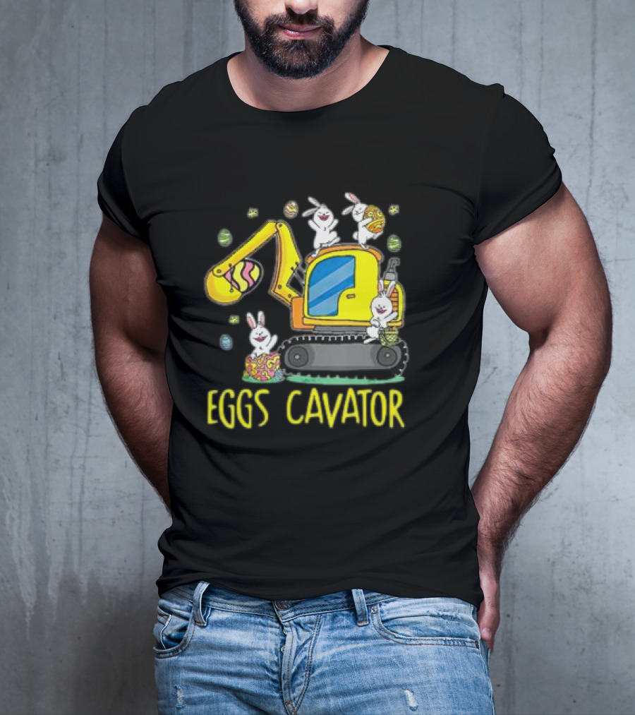 Eggscavator Easter Egg Hunt With Bunnies For Kids And Toddlers T-Shirt