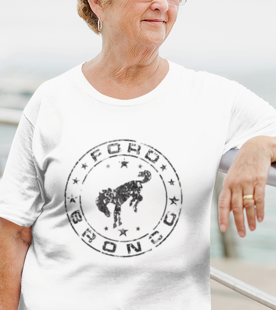 Ford Bronco Vintage Star Logo 3 T-Shirt