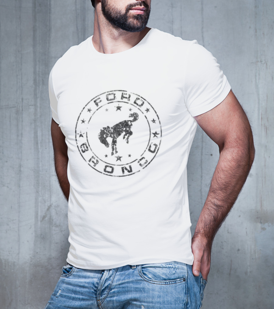 Ford Bronco Vintage Star Logo 3 T-Shirt