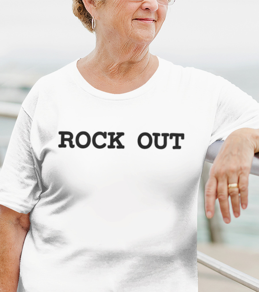 ROCK OUT Retro T-Shirt