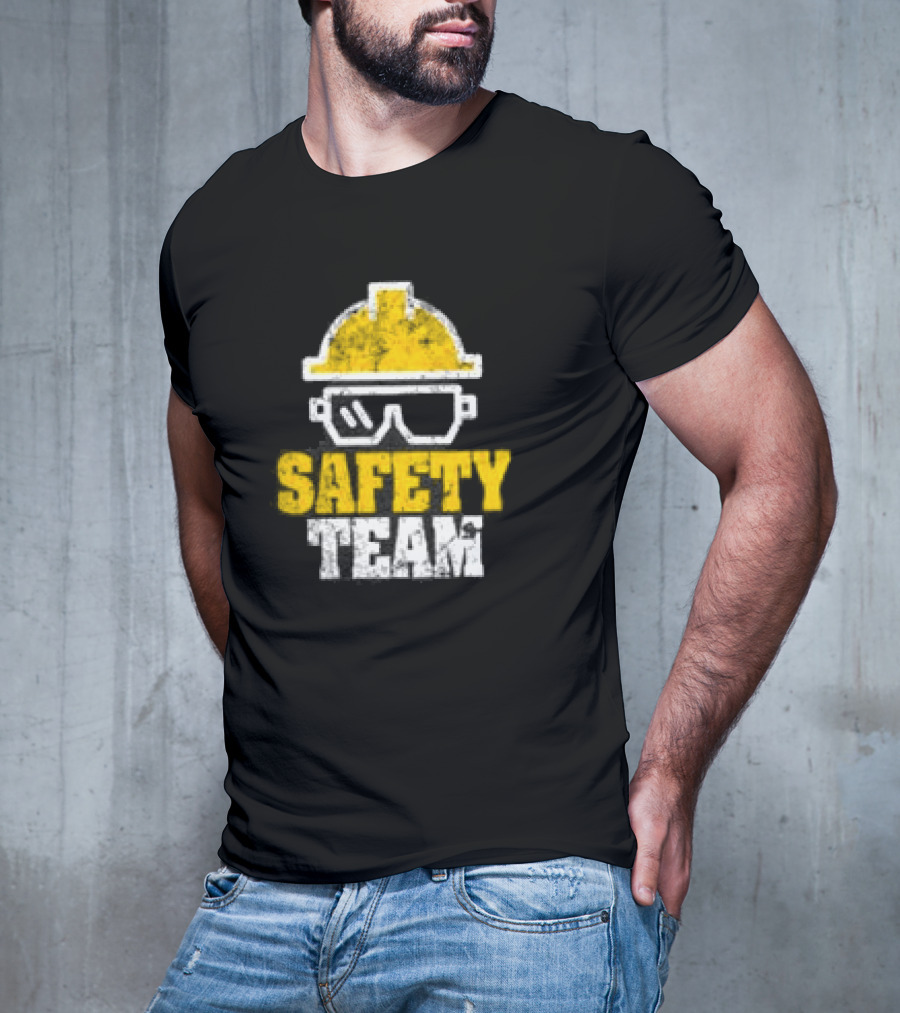 Safety Team Occupational Safety Officer OSHA HSE Hard Hat And Safety Glasses T-Shirt