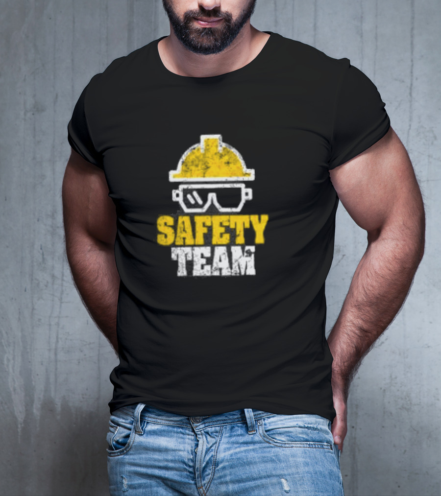 Safety Team Occupational Safety Officer OSHA HSE Hard Hat And Safety Glasses T-Shirt