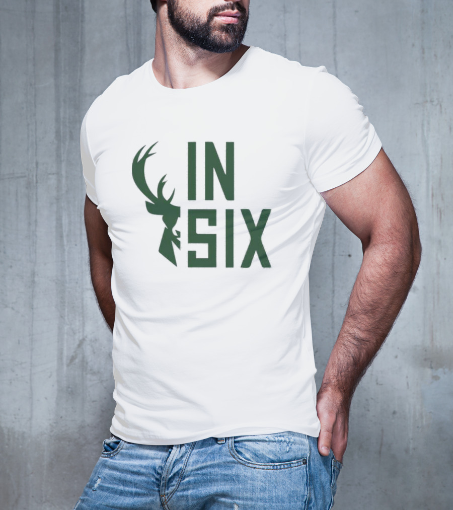 In Six Buck Deer Head T-Shirt
