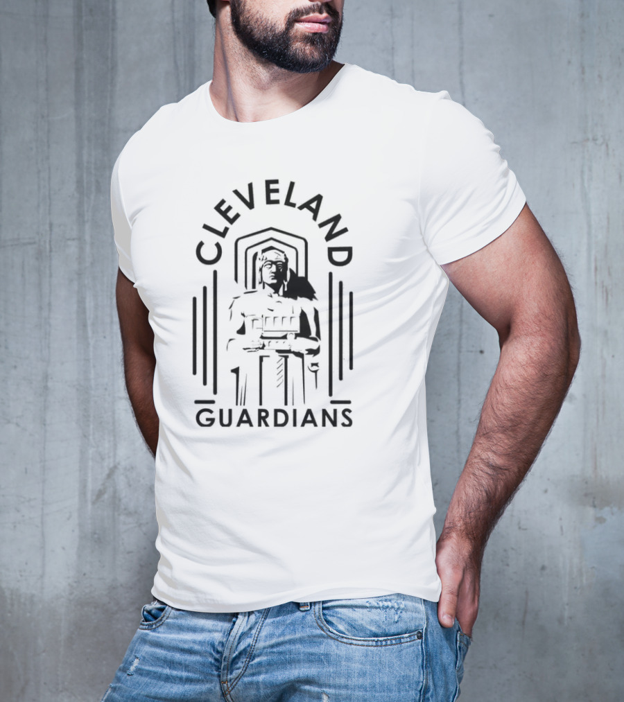 Cleveland Guardians Statue T-Shirt