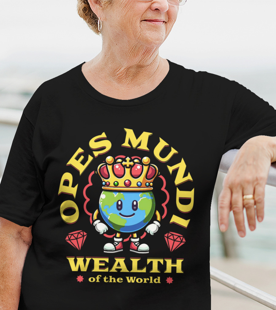 OPES MUNDI Wealth Of The World T-Shirt