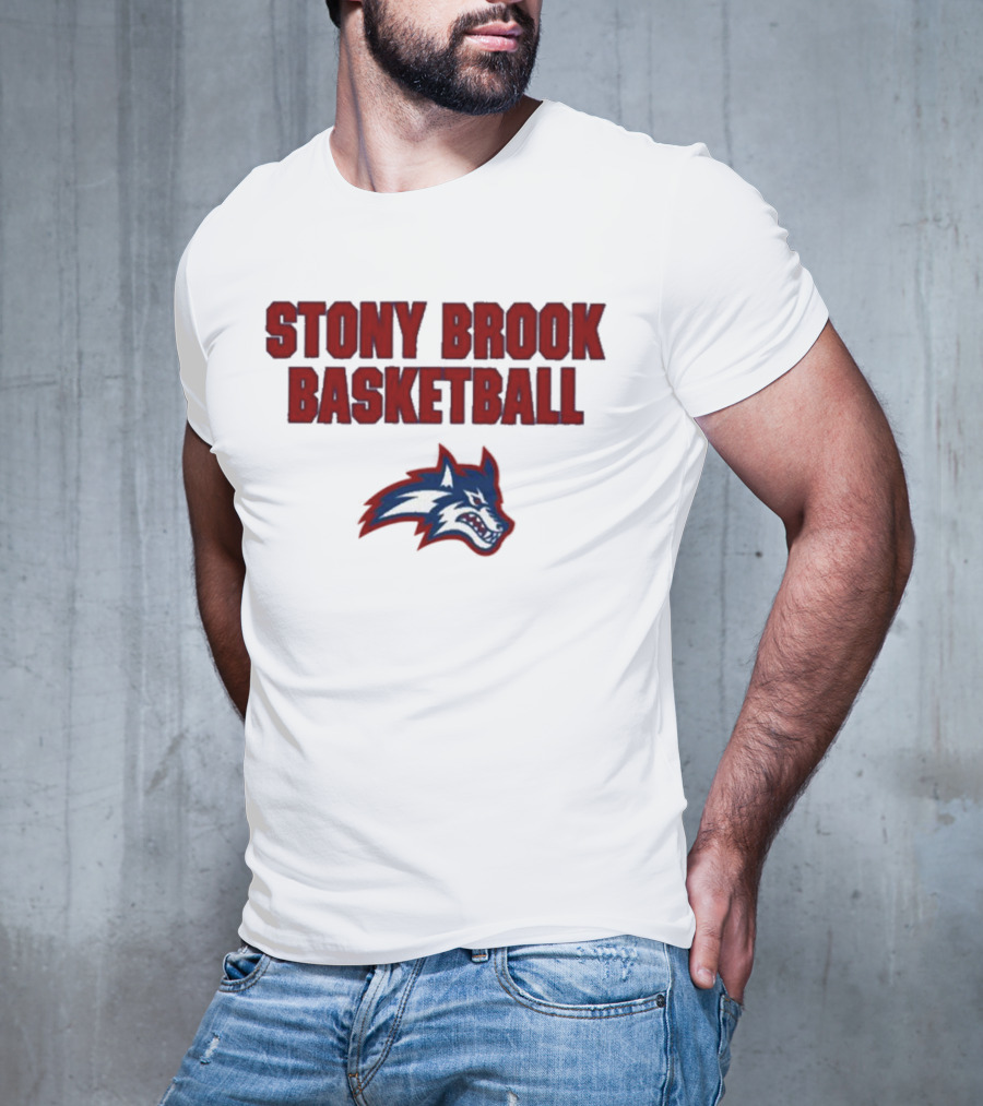 Stony Brook Basketball Seawolves Team T-Shirt