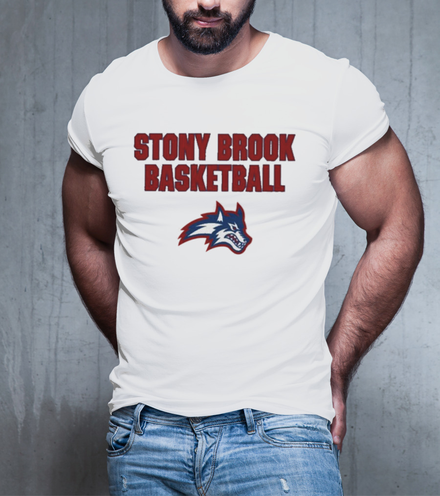 Stony Brook Basketball Seawolves Team T-Shirt