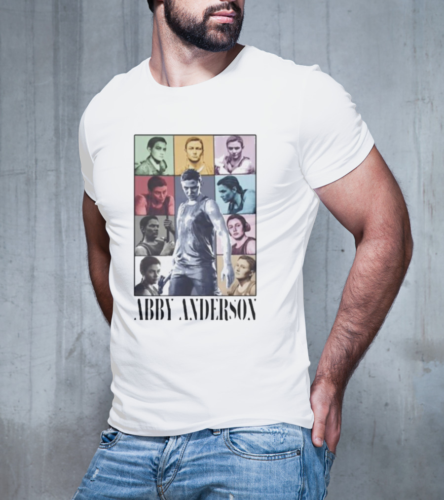Abby Anderson Iconic Character Portrait Collage T-Shirt