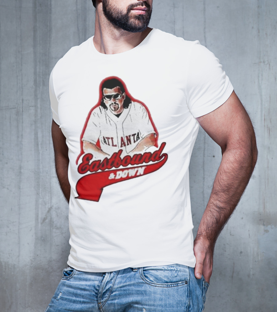 Atlanta Eastbound And Down Retro Baseball T-Shirt