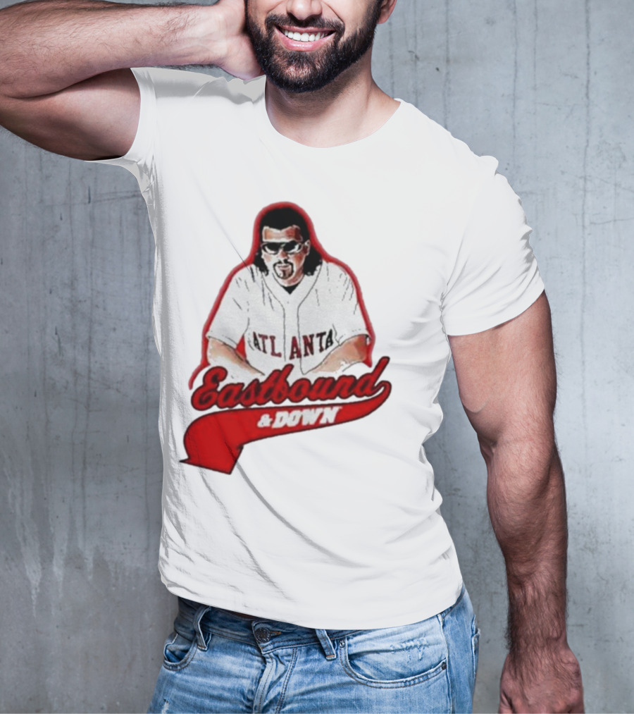 Atlanta Eastbound And Down Retro Baseball T-Shirt