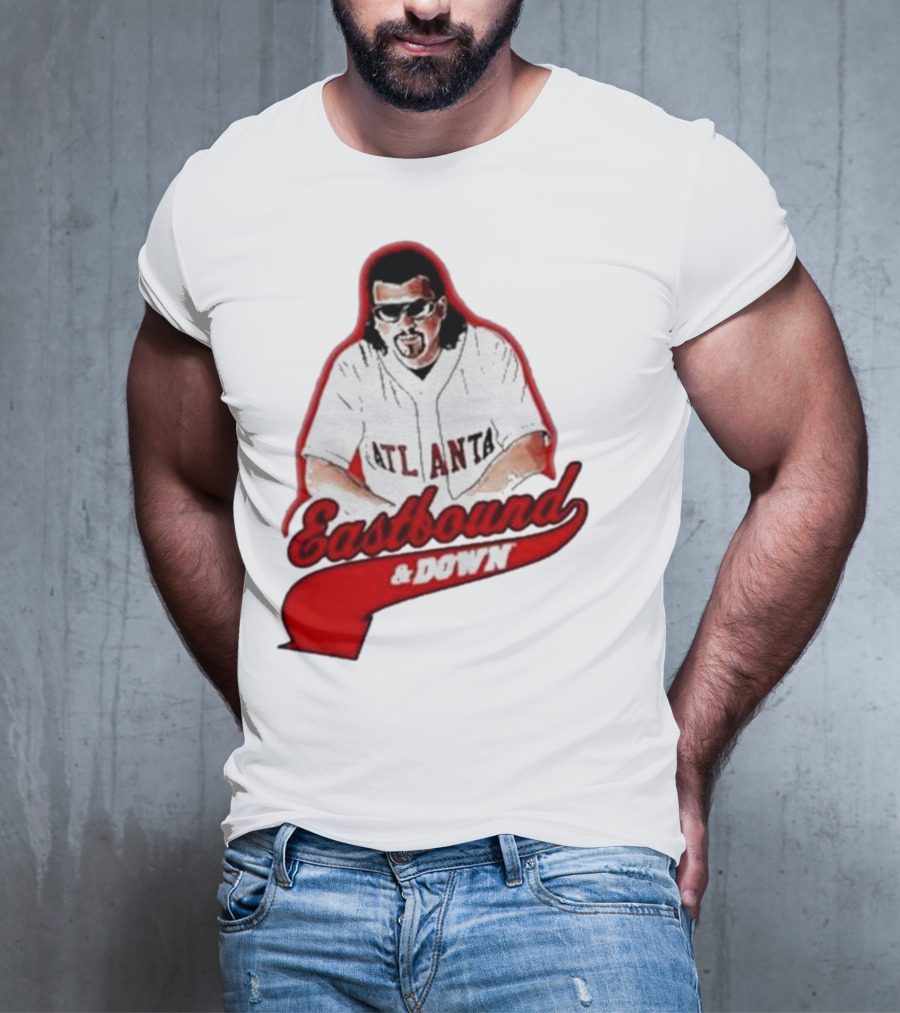 Atlanta Eastbound And Down Retro Baseball T-Shirt