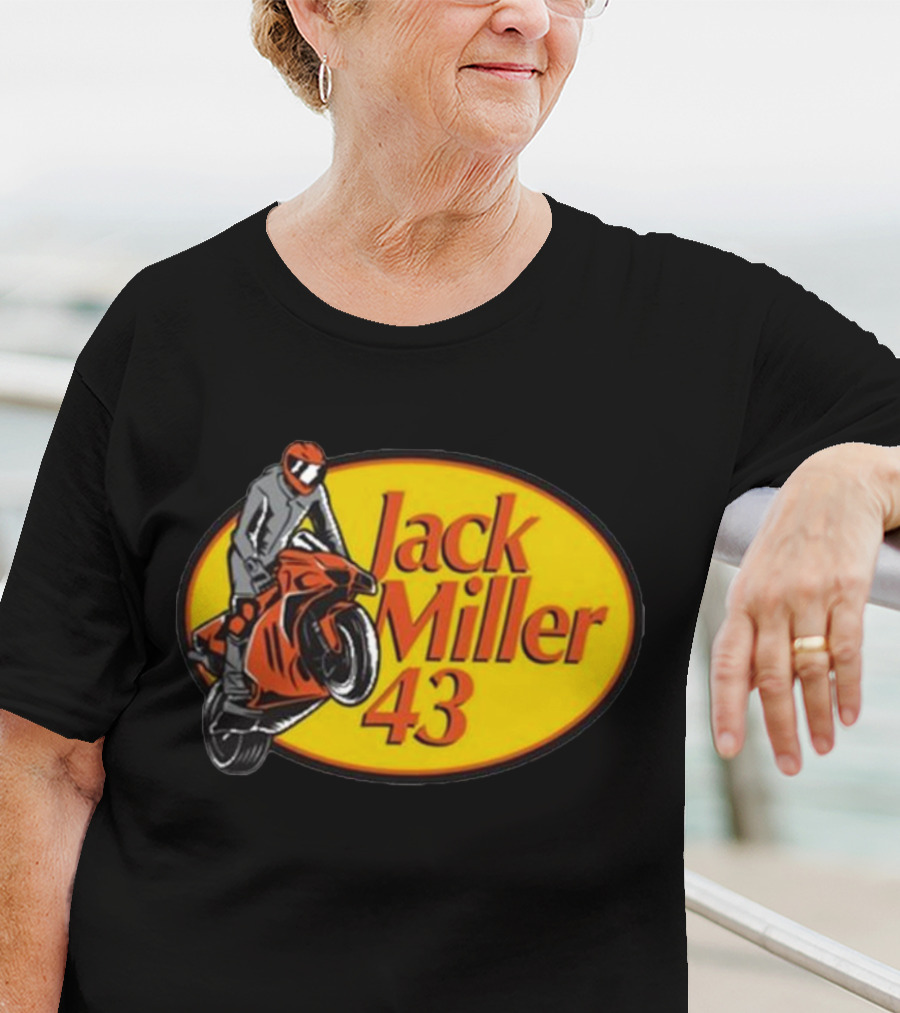 Jack Miller 43 Motorcycle Rider Iconic Racing T-Shirt